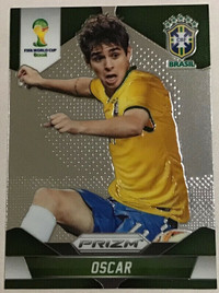 Oscar 2014 Panini Prizm FIFA World Cup Soccer Brazil Card #109