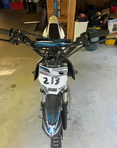 I'm selling a pre-owned Tao Motor DB20 110cc kids dirt bike, perfect for young riders looking to get...