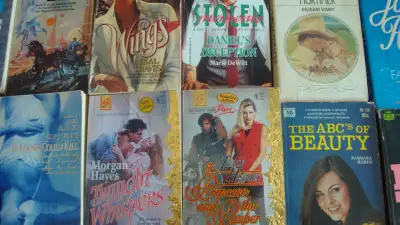 Paperback books fiction and non fiction old titles vintage, View more