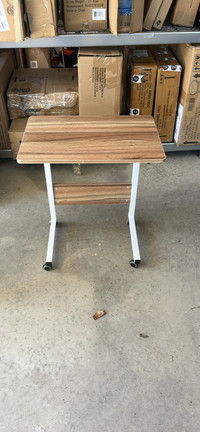 Wood metal desk / printer stand - used as pictured