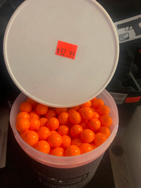 Paint balls orange