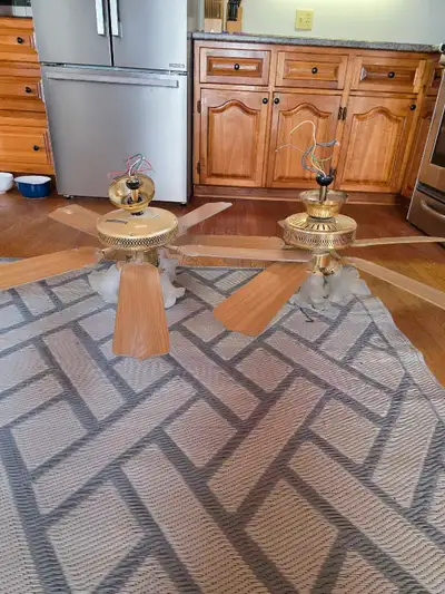 3 Hampton Bay Ceiling Fans, View more