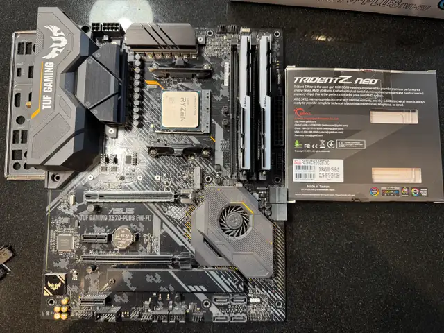 Asus X570-Plus(wifi) with Ryzen 9 5900X and ram628632739274251218