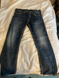 Silver Zac men’s jeans used in great condition 34/32