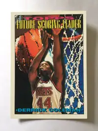 Topps 1993-94 Basketball Future Scoring Leader DERRICK COLEMAN.