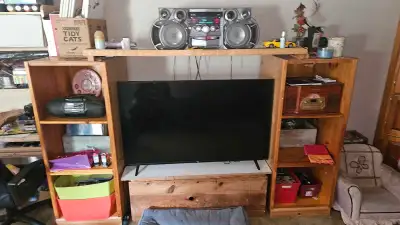 Solid Pine TV Shelf, View more