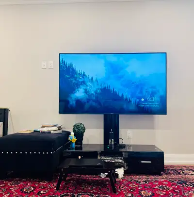 LG 65 inch UHD TV with tv stand, View more