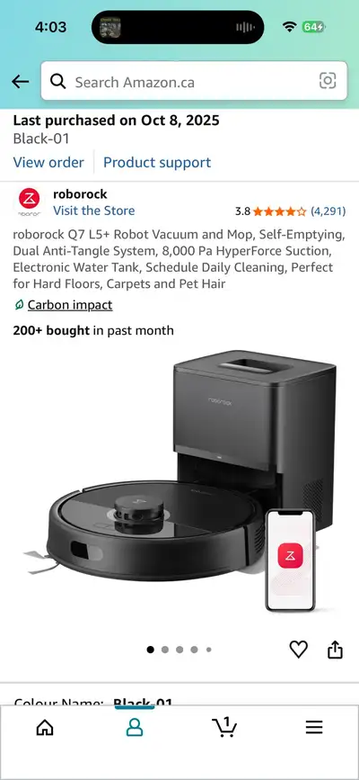 Roborock S7 vacuum and mop, View more