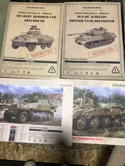 1/16 Scale AFV Model Kits LOT SALE, View more