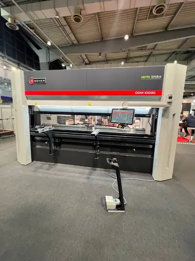 SERVO PRESS BRAKE 10’ x 100 Ton 4 axis CNC (Y1 ,Y2, X ,R), View more