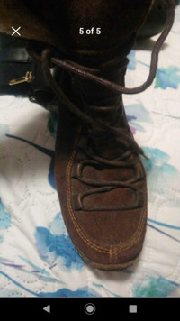 Women brown winter waterproof Timberland boots size 7 m