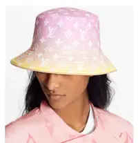 100% Authentic LV Summer by the Pool Gradient Bucket Hat Sz M