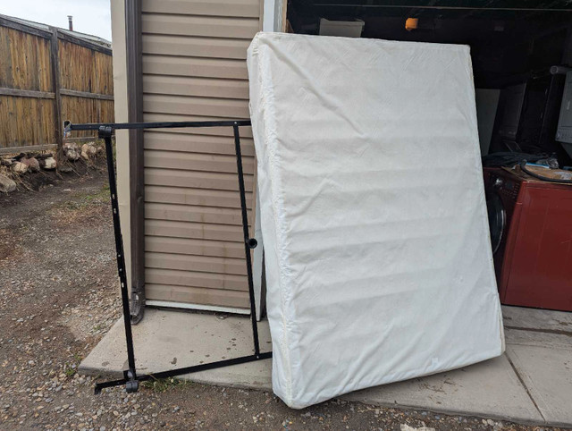 FREE DELIVERY!! Full / Double box & frame $80 in Beds & Mattresses in Calgary