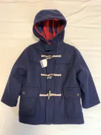 Baby Gap Navy Blue Wool Jacket 4T size 4 BNWT