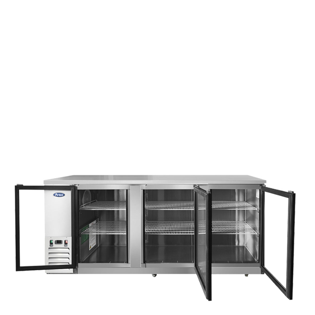 Atosa MBB90GGR 90″ Steel Triple Glass Door Back Bar Cooler in Other in City of Toronto - Image 5