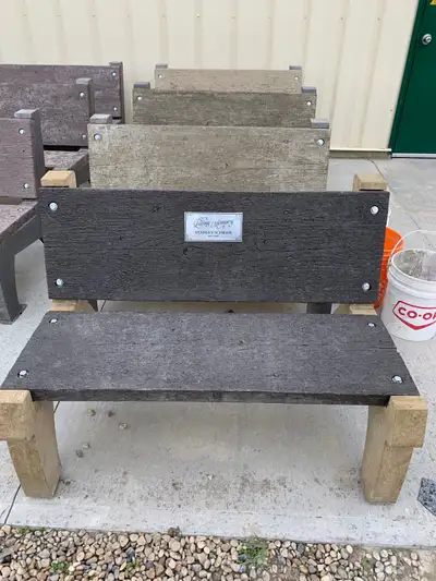 Concrete benches, View more