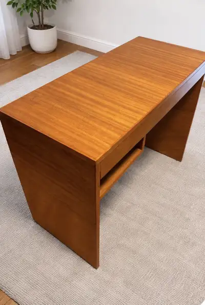 MCM Desk / Dressing Table in Teak - overall good condition - small scratch on top left side see phot...