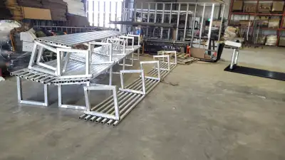 FOR SALE ALUMINUM STEEL POWDER COATING WELDING CUSTOM