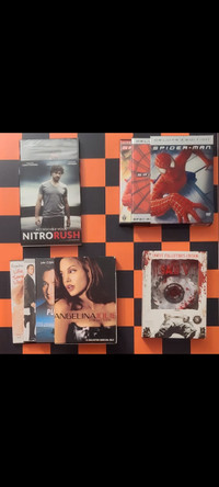 DVD saw5, NitroRush (Neuf)  Spider-Man, Angelina Jolie