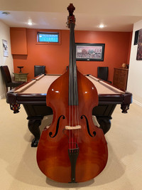 Upright Acoustic Bass 3/4 size