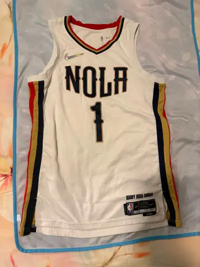 Zion Williamson NOLA city jersey, Nike wingman Check out my page for other fire drips, buy more disc...
