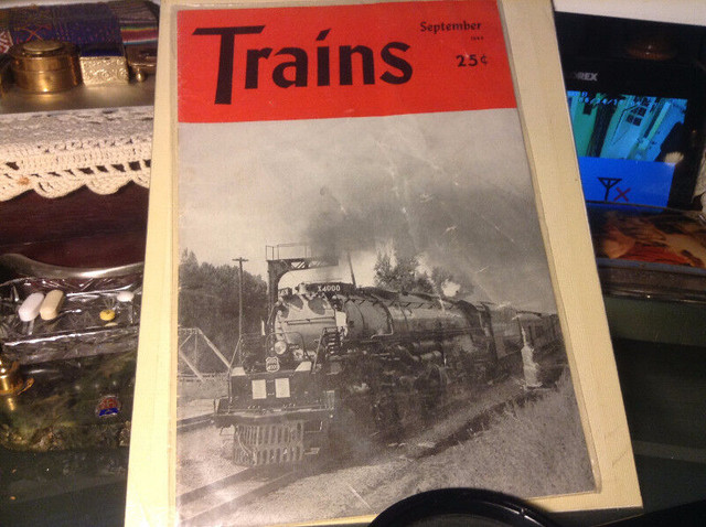 Trains Magazine September 1944 in Magazines in Vancouver