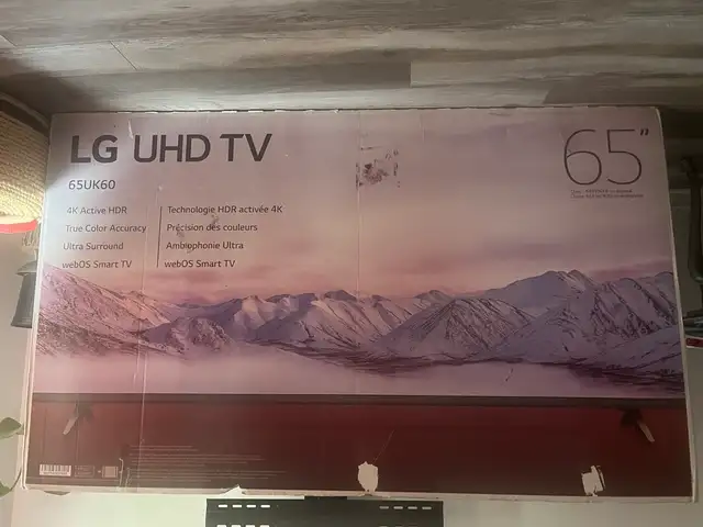 Television LG TV 65 po in TVs in Gatineau - Image 2
