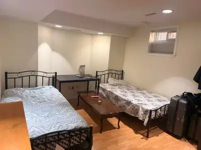 Shared furnished room in basement rental for male. Rent includes all utilities. Room available immed...