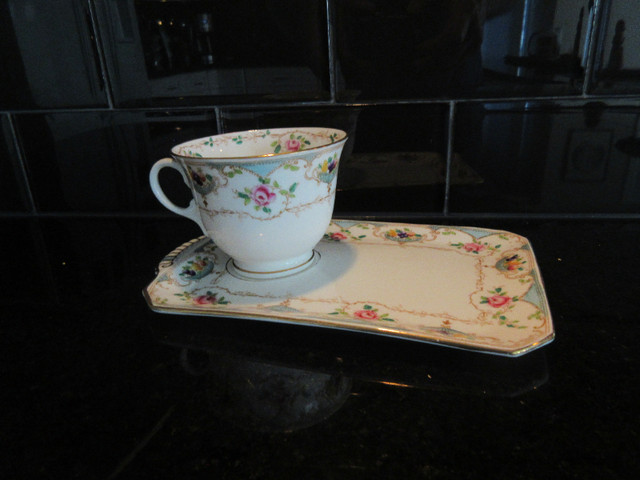 TEA CUP & SANDWICH PLATE  CIRCA: 1910 in Arts & Collectibles in Oshawa / Durham Region