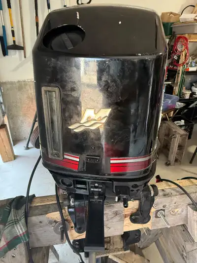 2008 50 HP Mercury outboard. Rebuilt. 1 piston and rings replaced. Runs great. 2 stroke oil injected...