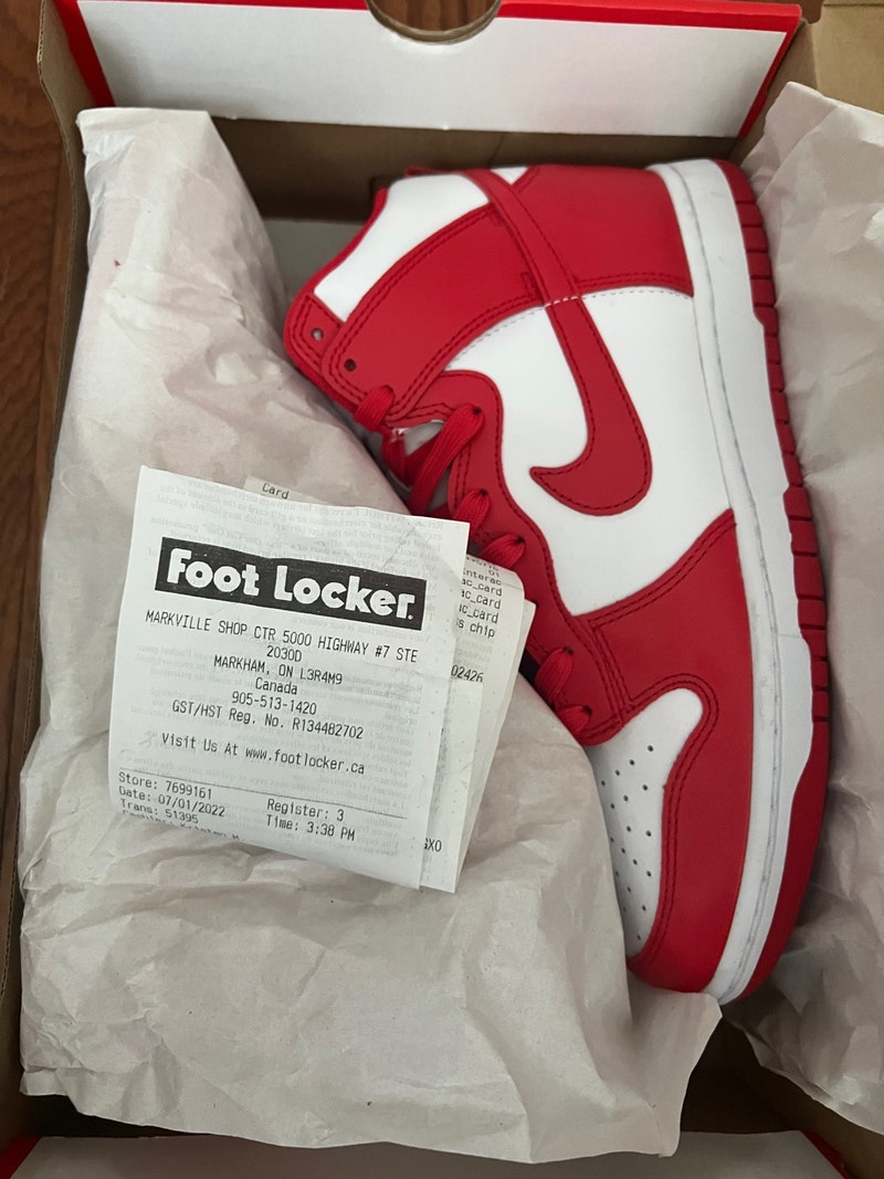 university nike dunk