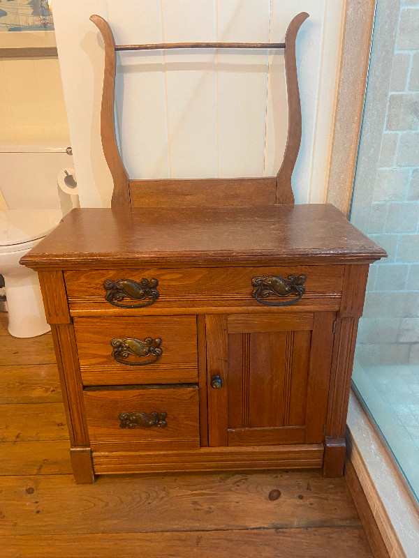 Antique Wooden Washstand in Hutches & Display Cabinets in Muskoka - Image 2