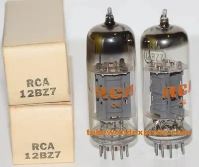 Lots of 12AZ7 + 12BZ7 Tubes *12BZ7 triode is like two 12AX7 triodes strapped in parallel, for a give...