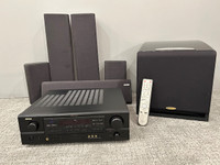 Denon AVR-1507-6.1 Surround A/V Receiver with 6 Tantray Speakers