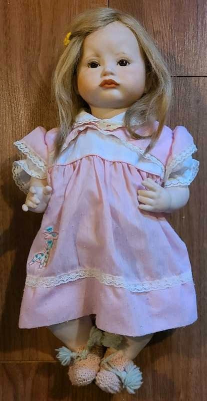 Rare antique French full body porcelain doll in Arts & Collectibles in Owen Sound