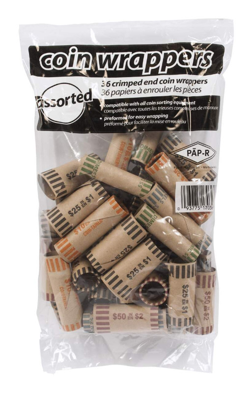 Coin Roll Wrappers (Trade For Penny Wrappers) in Hobbies & Crafts in Bedford