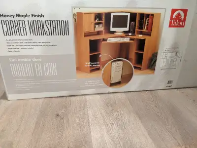 Talon Corner Workstation.Model# 41867. Brand New in Box. $300CAD, View more