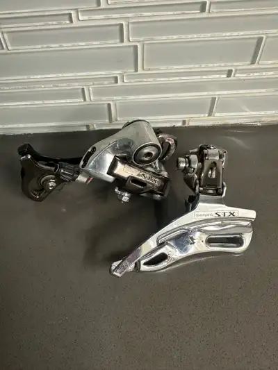 VINTAGE SHIMANO STX FRONT REAR DERAILLEUR MOUNTAIN BIKE GROUPSET, View more