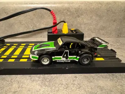 TYCO HP-7 PORSCHE 935TURBO #4STP GOODYEAR LIGHTED BLK/GRN/WHT, View more