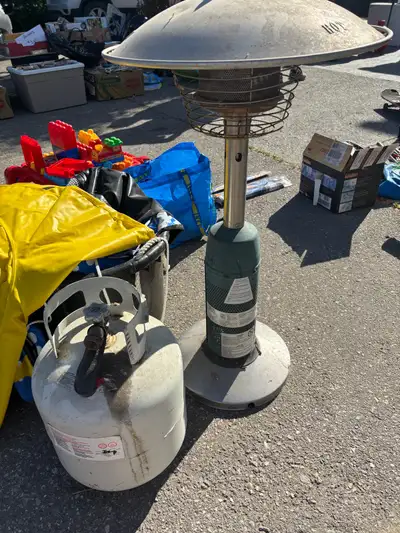 Patios table heater and tank p/u Cochrane , View more