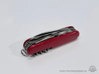 Red Multitool Folding Pocket Tool with Multiple Tools, View more