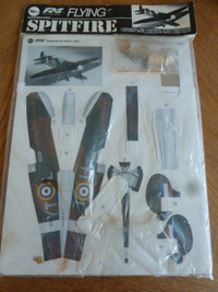 Flying Paper Scale Spitfire model