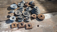 Random Sized Cast Iron Gears and Adlers. Make Offer. 