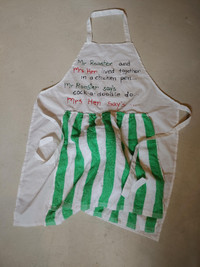 Funny apron for parties