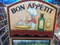 Bon Appetit 3D Wall Sign