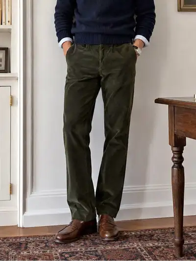 Rodd & Gunn Forest Green Corduroy Straight Fit Pants 32, View more