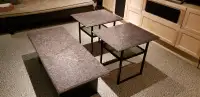 Granite coffee table plus 2 matching end table