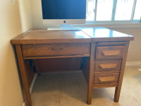 Free! Vintage Solid Wood Secretary Desk