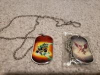 SKYLANDERS CYNDER & PRISM BREAK DOG TAGS