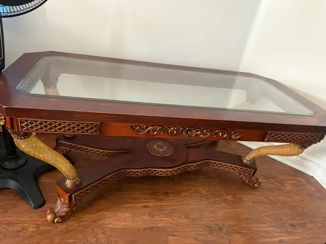 Glass Top Coffee Table Set (3 Pieces) in Coffee Tables in City of Halifax - Image 2